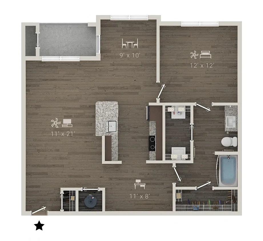 Floor plan Poetry