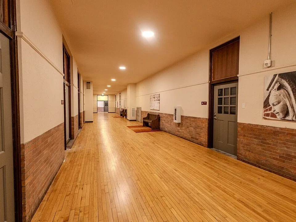 2nd Floor Hallway featuring the historic floors