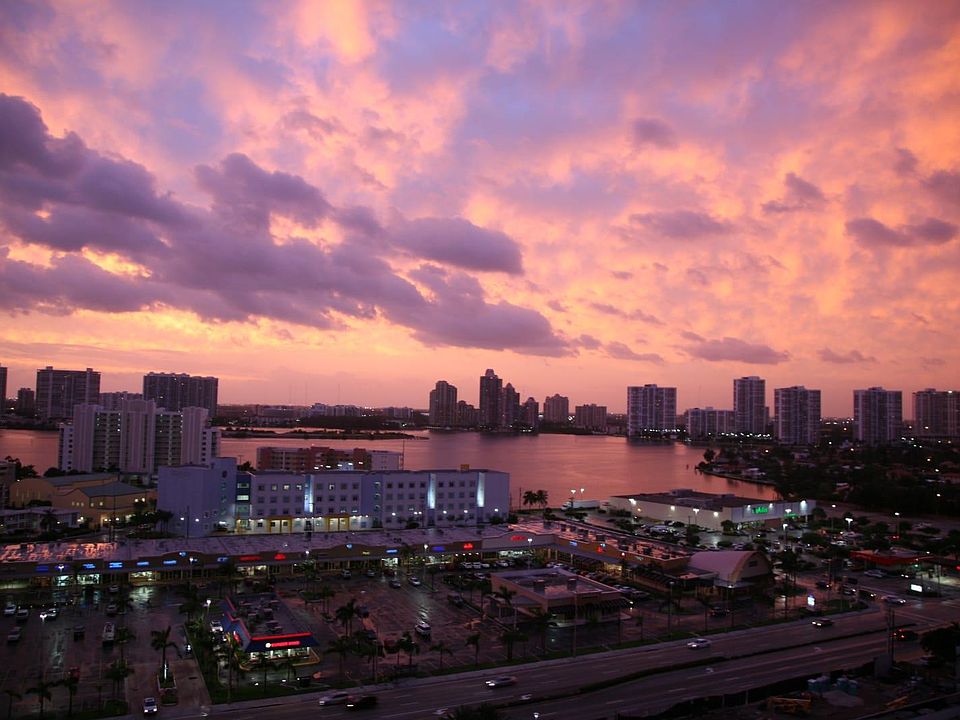 Sunset from balcony