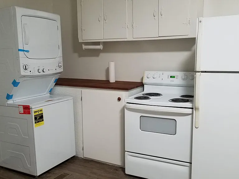 Washer/dryer-Brand new with custom cabinet