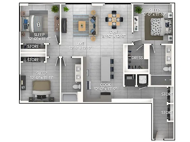 Floor plan D5