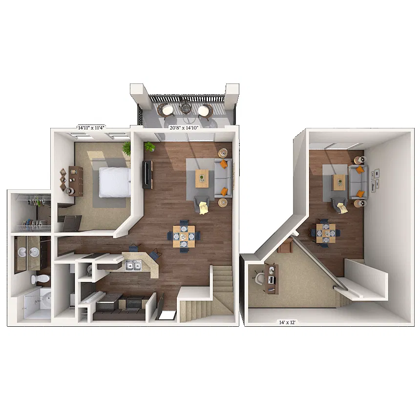 Floor plan Ascot Loft