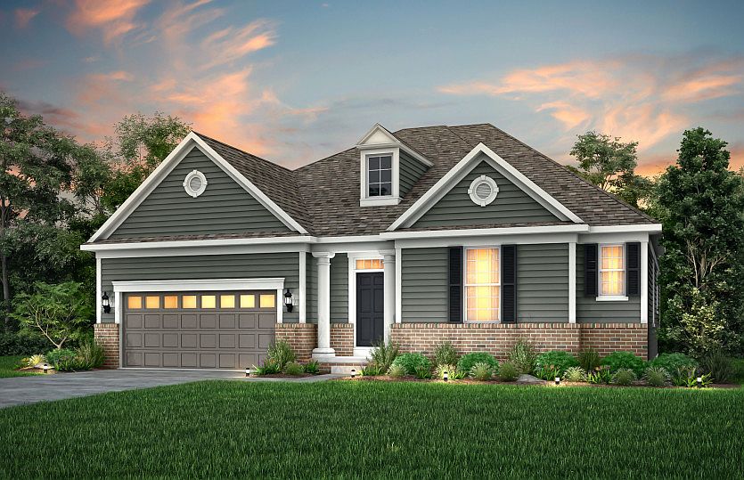 Colonial Revival 1 - Elevation CL2G