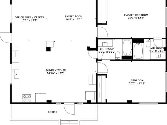 Measured floor plan 