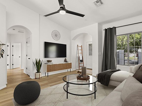 Virtually Staged Living Room