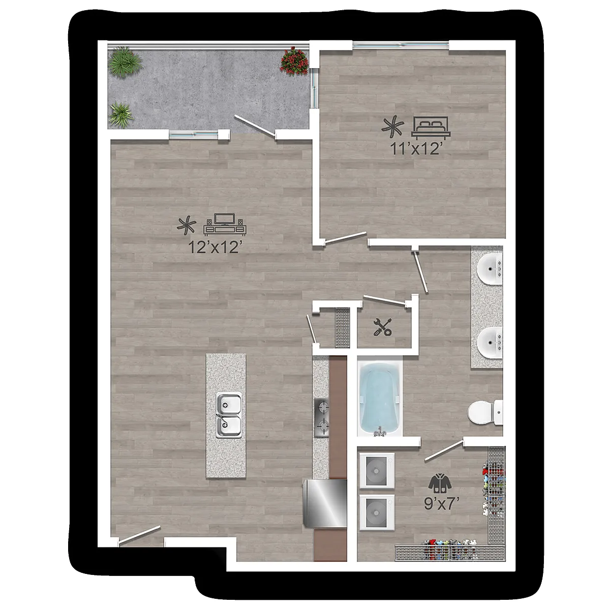 Floor plan 1 A
