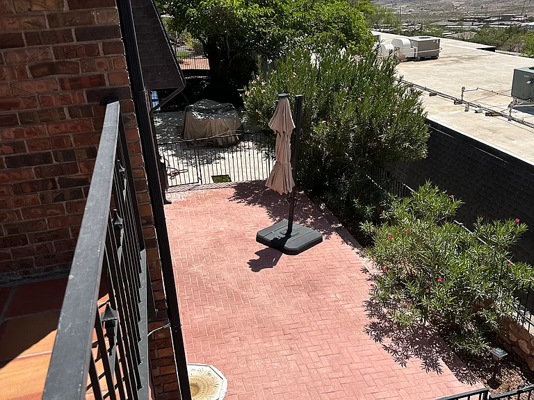 Landscaping around units below Condo 42