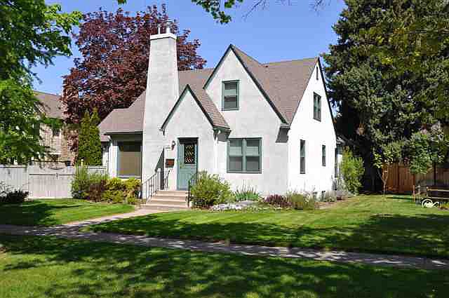 Front of house from Evans Avenue
