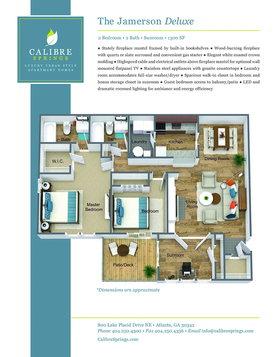 Floor plan Jamerson Deluxe