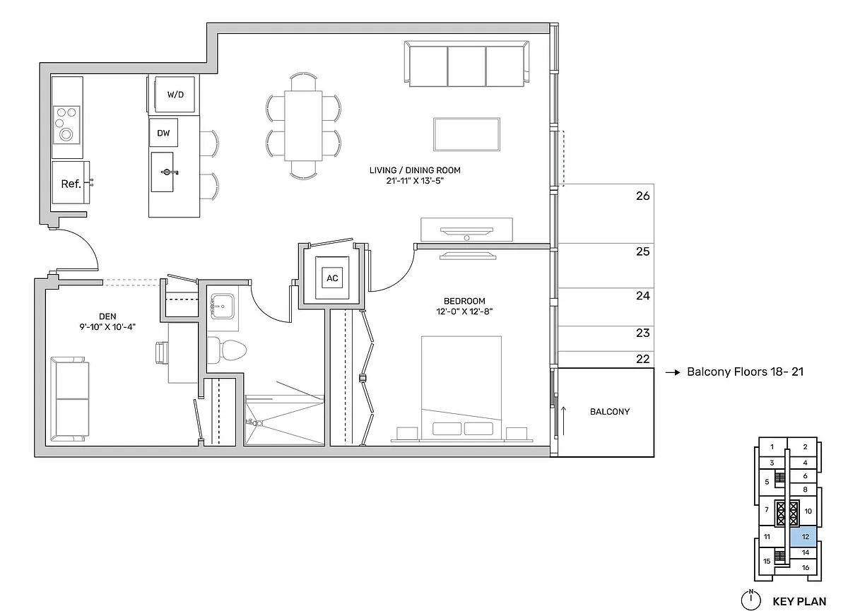Floor plan A26