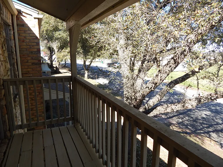 Townhome balcony