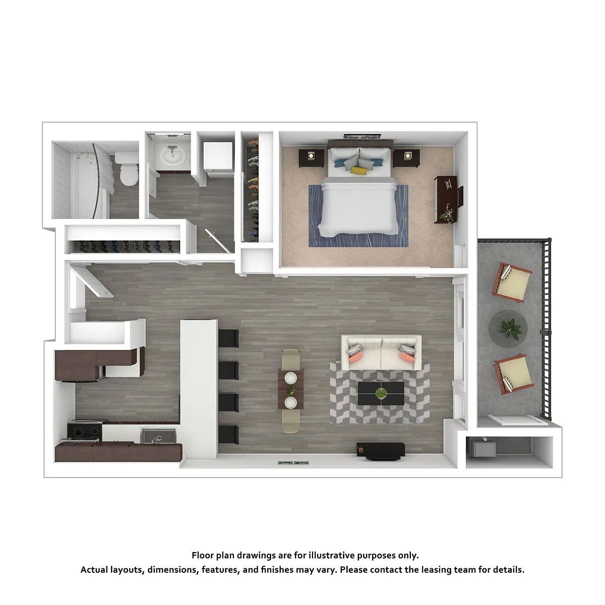 Floor plan Jr. 1x1