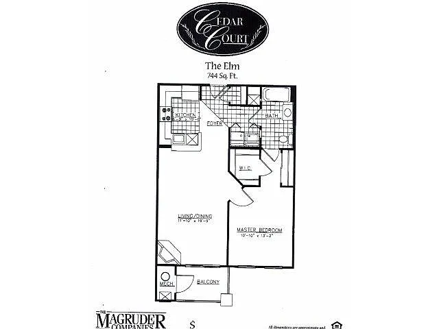 Floor plan The Elm
