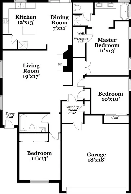 3 bed, 2.0 bath, 1315 sqft, $2,400 — Photo 2