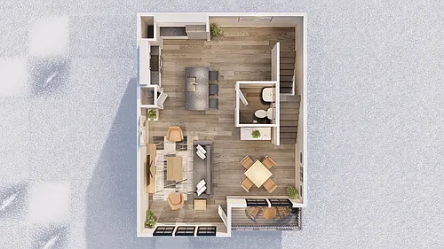 Floor plan B1