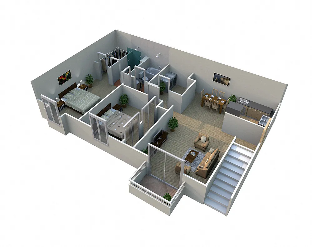 Floor plan B