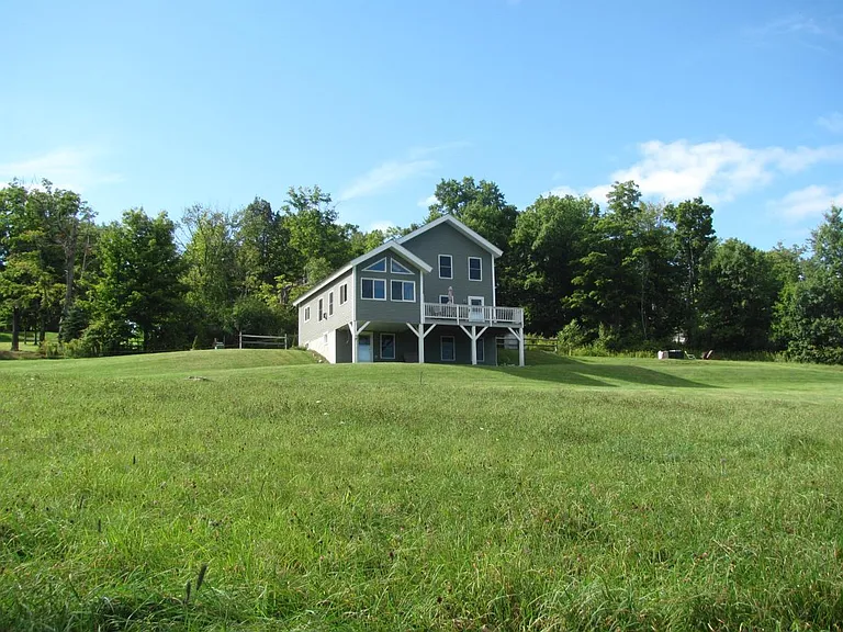 The house is on 3.8 open acres!