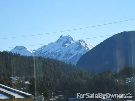 View from Front Window
						:
						Cross Mountain is nicely framed.