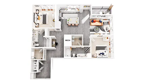 Floor plan B6