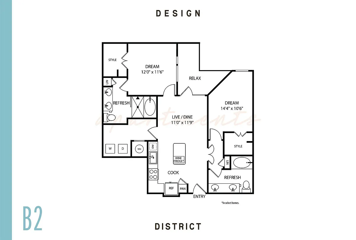 Floor plan B2 Income Qualified Homes