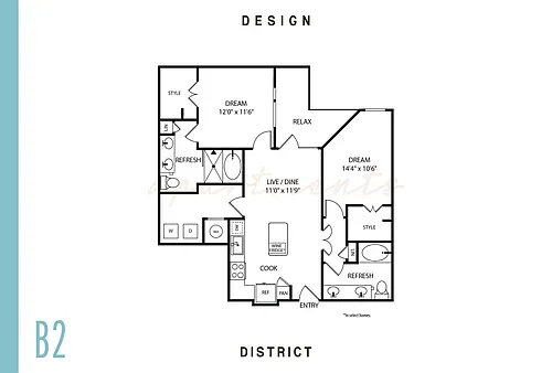 Floor plan B2 Income Qualified Homes