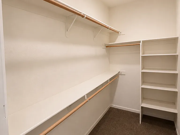 Spacious Walk-In Closet