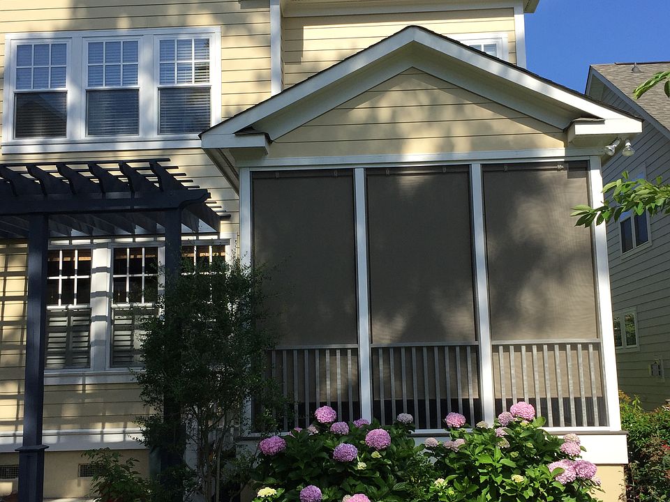 Back porch and pergola