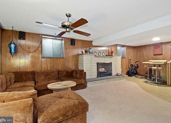 Lower level den and bar