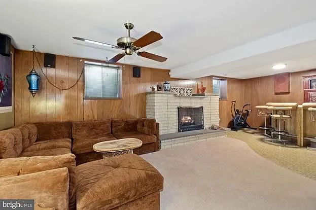 Lower level den