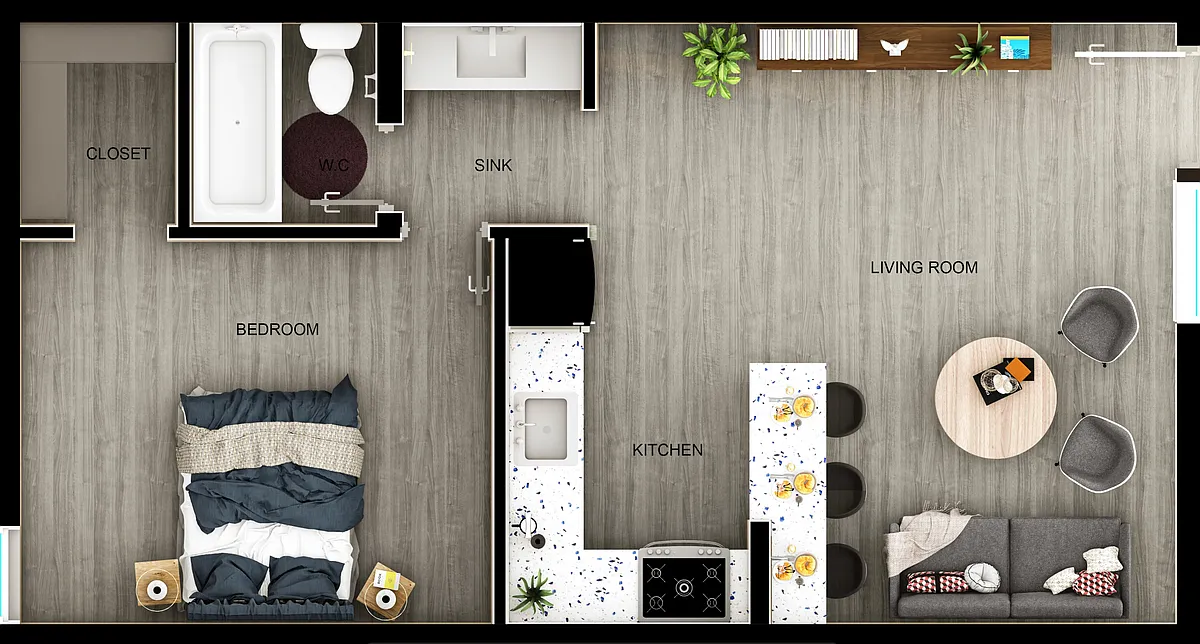 Floor plan A1 Gold