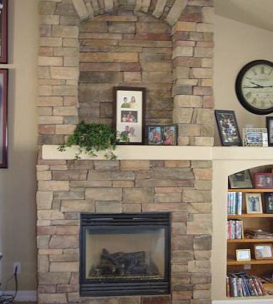 Stone FP in Great Room