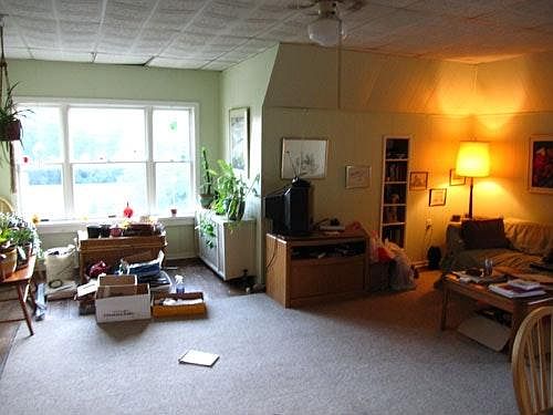 living room front window