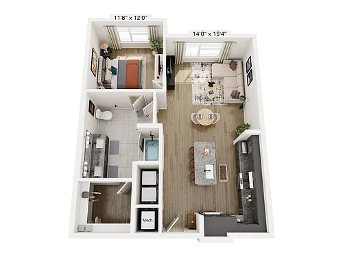 Floor plan A6H