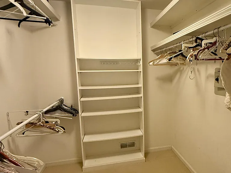 Master bedroom second closet