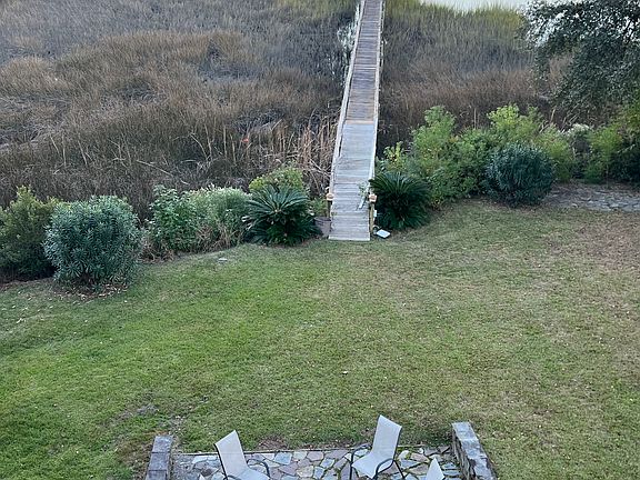 View from third story covered porch