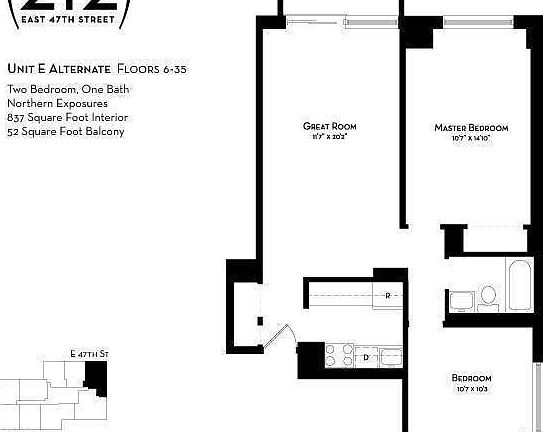 2nd image of 212 E 47th St APT 17E