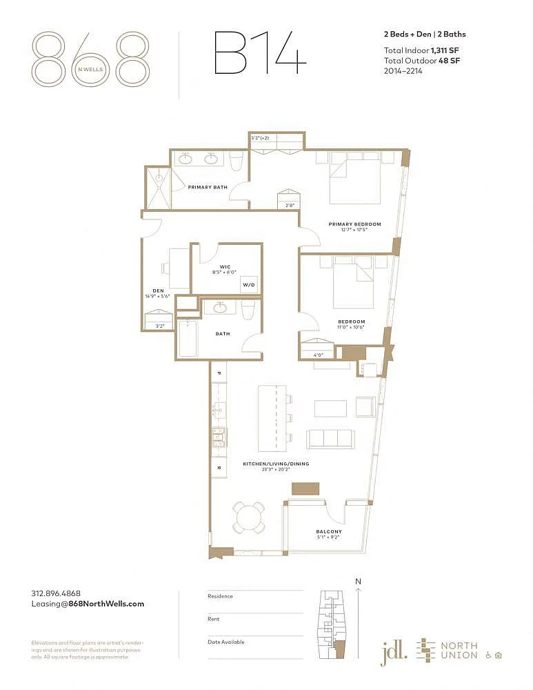 Floor plan B14