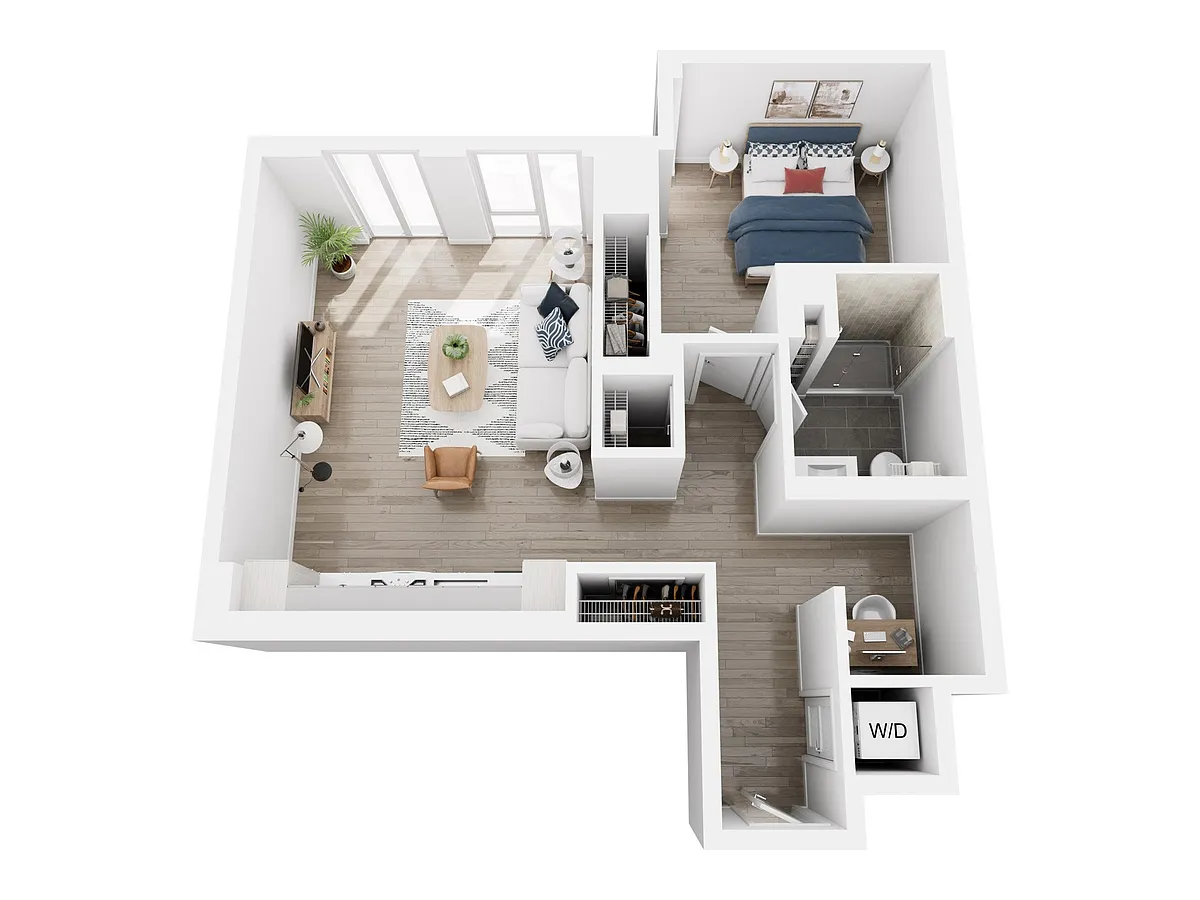 Floor plan 1x1 Floor Plan 10