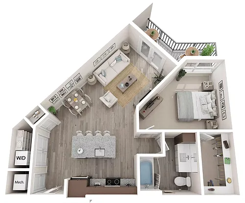 Floor plan Bimini