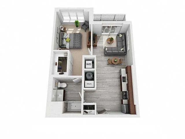 Floor plan a1a-buck