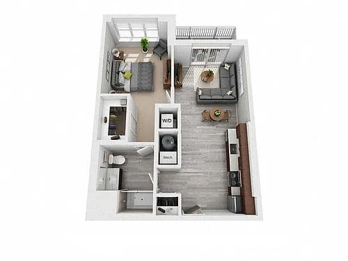 Floor plan a1a-buck