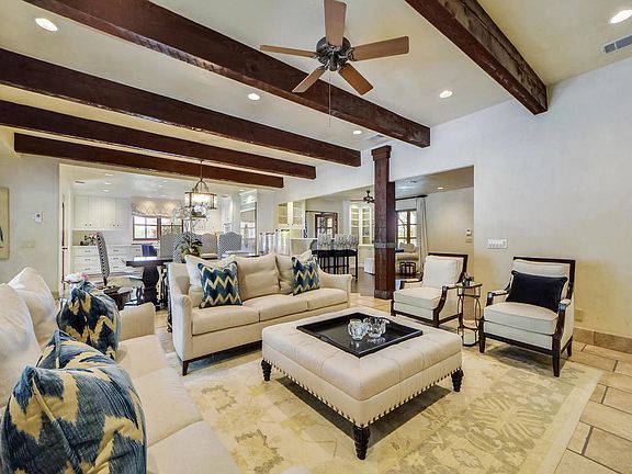 Open concept floor plan