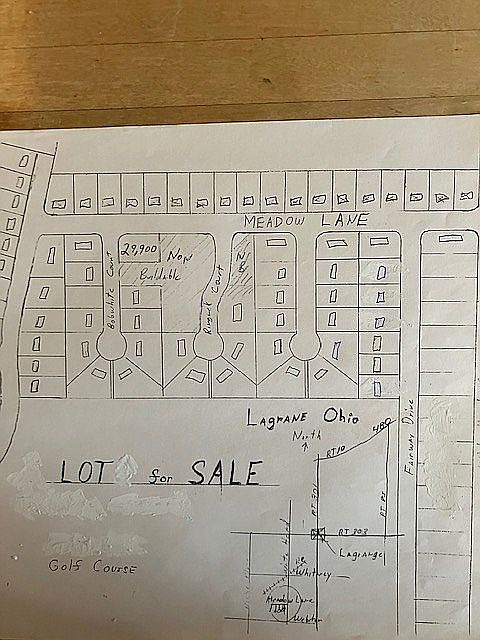 shows non buildable area