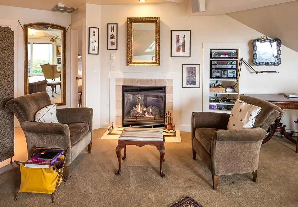 Cozy Gas Fireplace