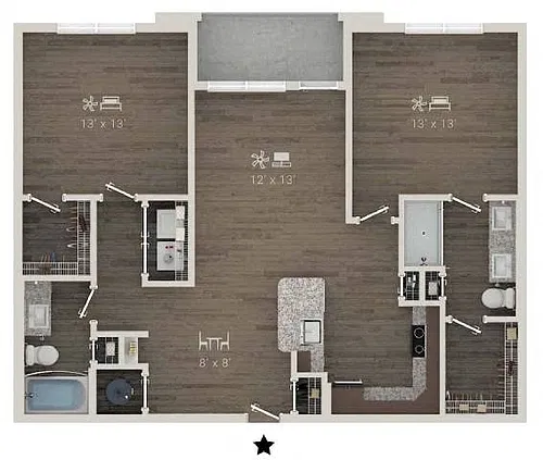 Floor plan B1