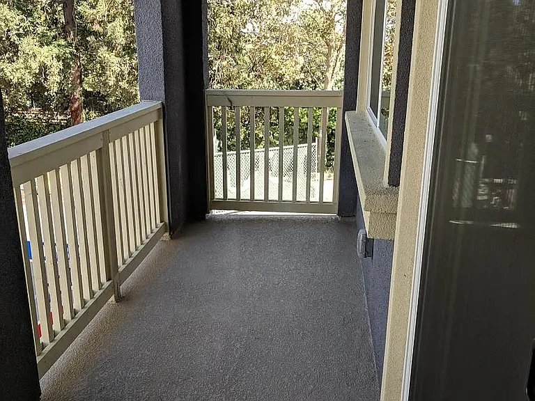 Private Balcony overlooking mature trees