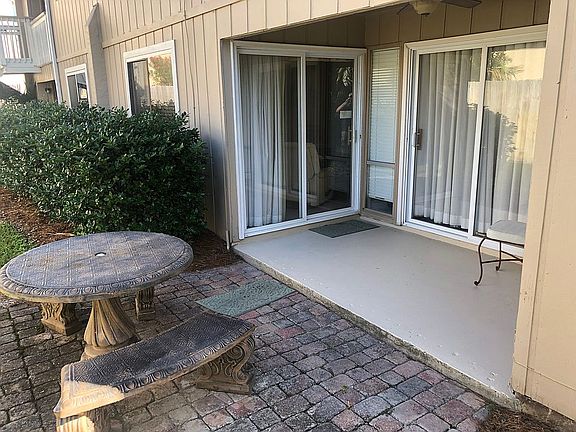 Rear of condo