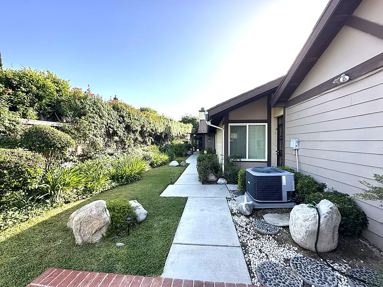 Well maintained front path