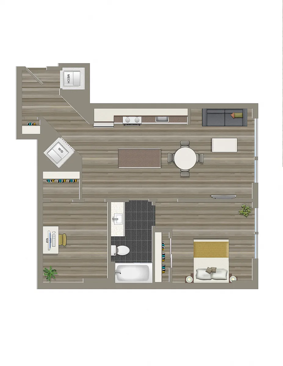 Floor plan 2-A