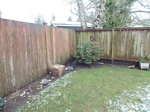 Private back yard